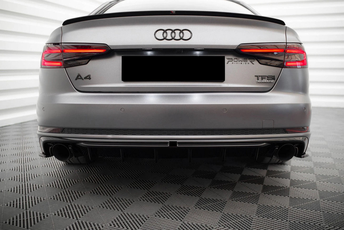💫ART.8638 Street+ Diffusore Posteriore V.1 adatto per Audi A4 S-line B9💫