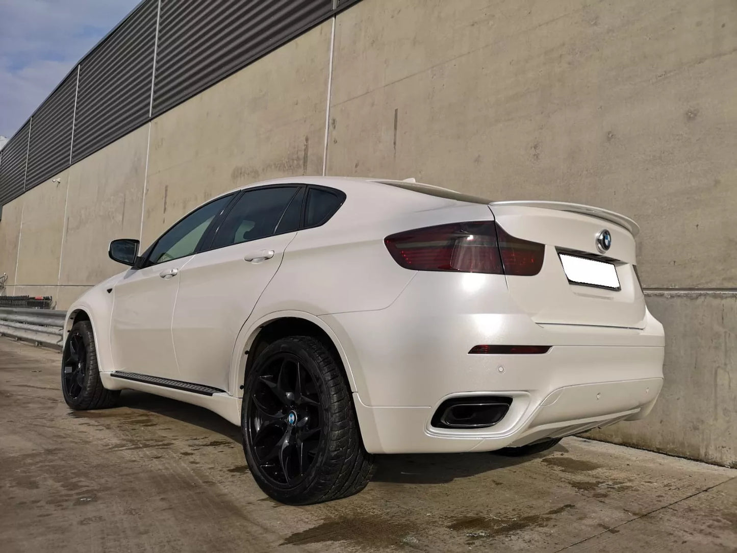 ✨Sistema punte silenziatore per BMW X6 E71 2008-2014 V8 design nero-✨