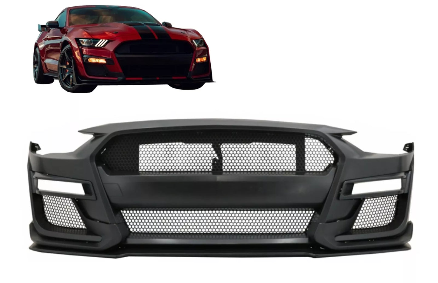 😍Paraurti per Ford Mustang Mk6 VI Facelift sesta generazione 18-19 GT500 Look😍