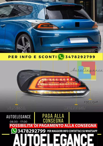Fanali posteriori a LED per Scirocco 2009-2014