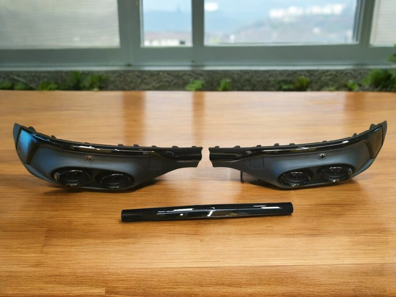 ✨💎DIFFUSORE NERO LUCIDO ADATTO PER AUDI Q5 SPORTBACK 2021-2022 LOOK SQ5💎✨