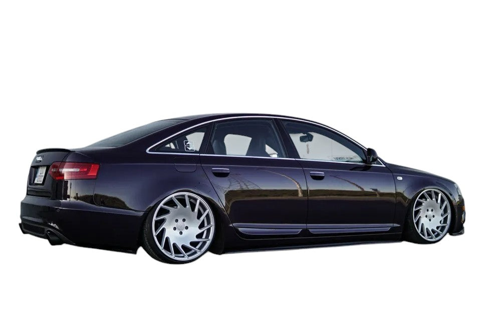 ✨MINIGONNE laterali design nero lucido ABS per AUDI A6 C8 2019+✨