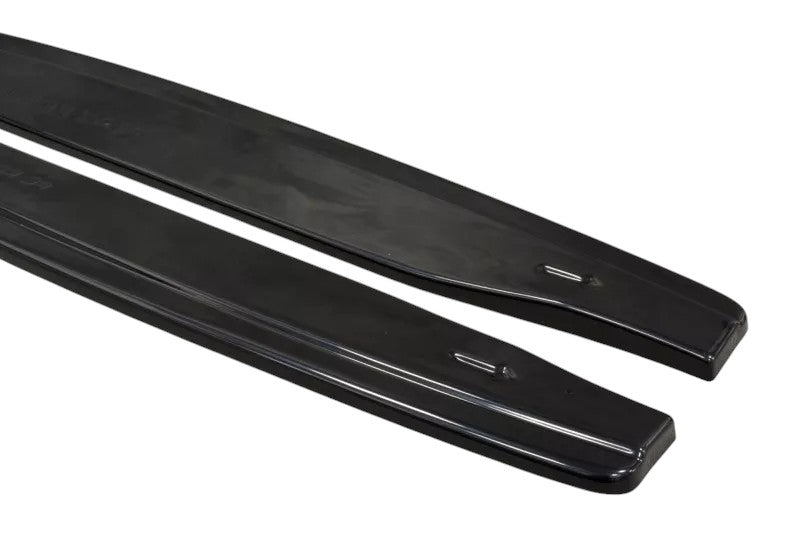 ✨MINIGONNE laterali design nero lucido ABS per Peugeot RCZ lifting 2012-2015✨