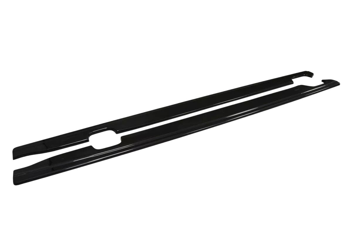 ✨Minigonne laterali design nero lucido ABS adatto per Audi A6 C7 S-Line FL ✨