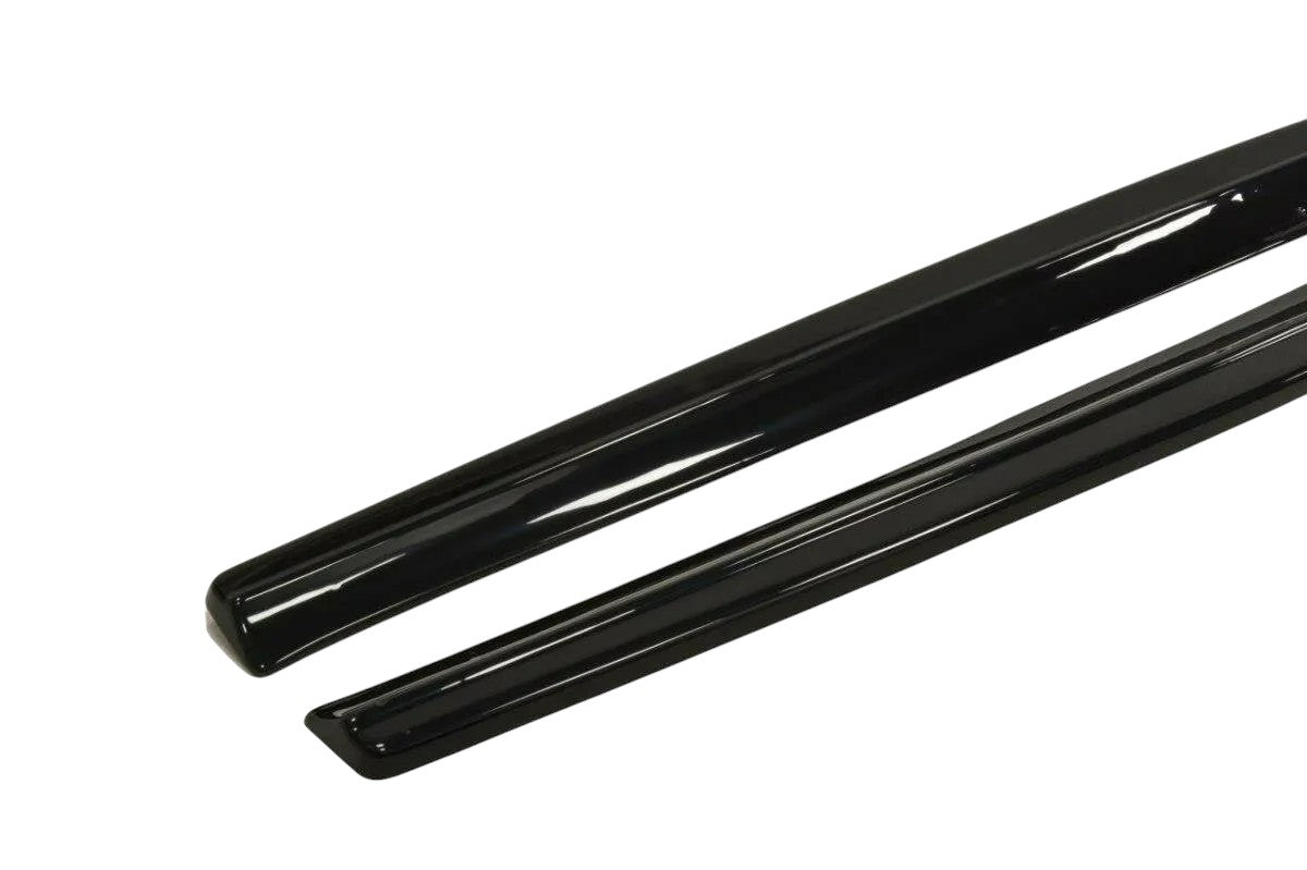 ✨MINIGONNE laterali design nero lucido ABS per SEAT Leon Mk2 MS design 05-09✨