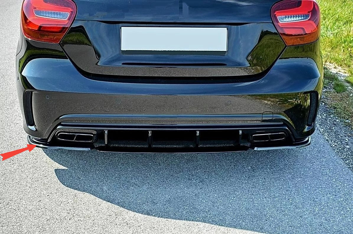 🤩Parachoques Aletas Splitters para Mercedes Clase A W176 Sport Line A45 2012-🤩