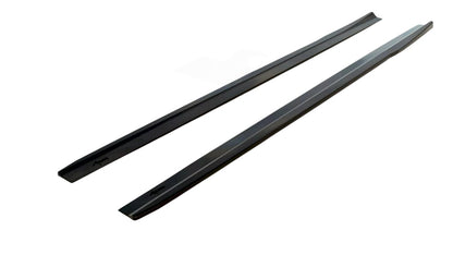 ✨MINIGONNE laterali Nero Lucido ABS Per Mercedes A35 AMG W177✨