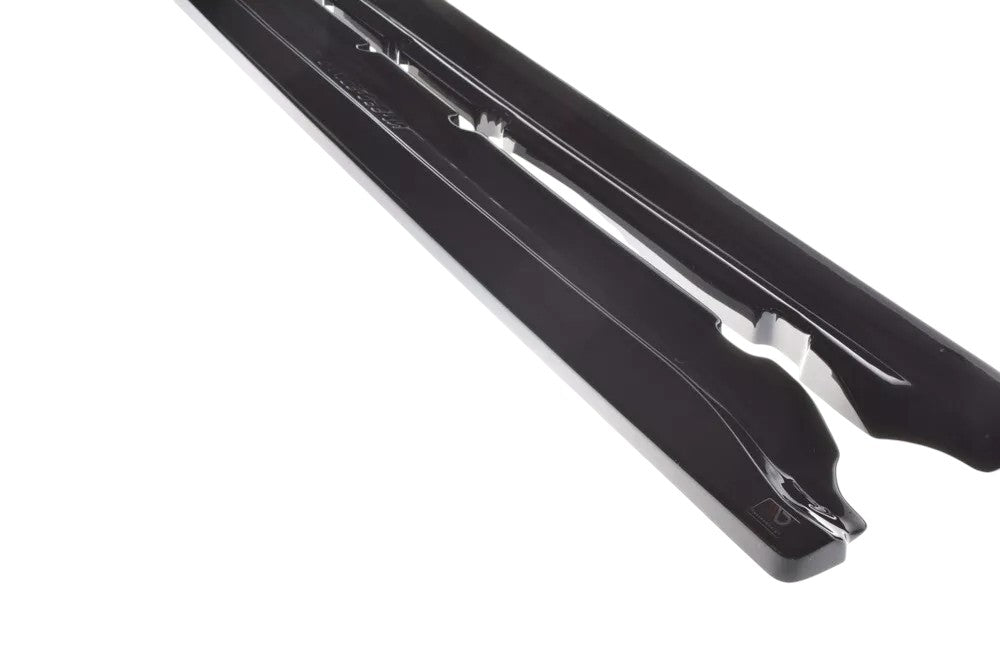 ✨MINIGONNE Laterali Design Nero Lucido ABS Per Nissan 350Z 2003-2008✨