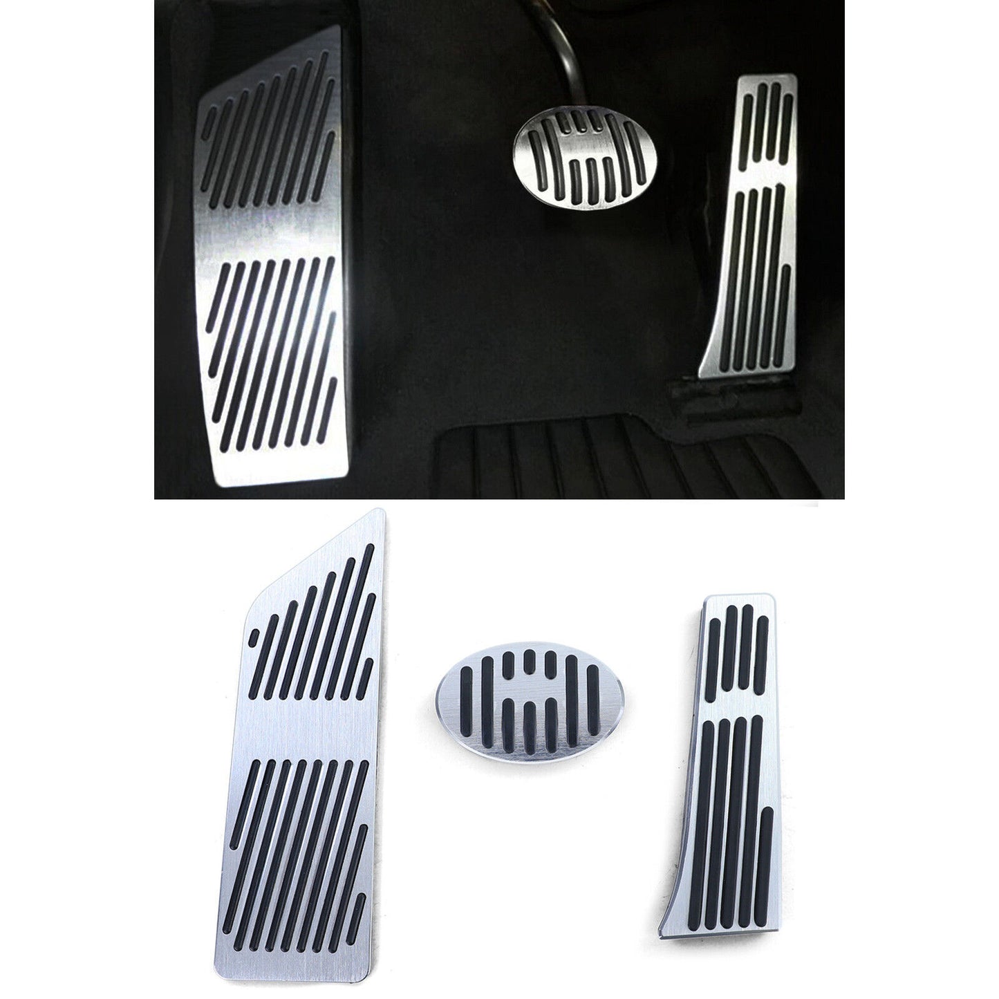 High Performance Aluminum Pedal Set for BMW X1 F48 Automatic 14