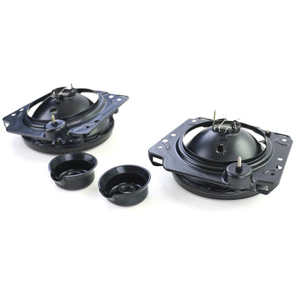 Faro anteriore H4 Nero Fumè scanalato compatibile per VW Golf 2 83-91