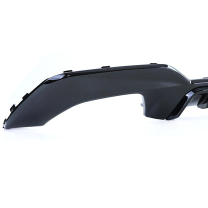 Diffusore Posteriore Sportivo Lucido + Terminali di Scarico 340 Look adatto per BMW Serie 3 G20 G21 320 330