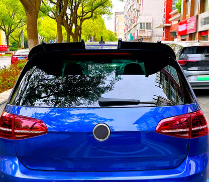 🤩Kit spoiler  nero lucido adatto per  VW Golf MK7 GTD GTI R🤩