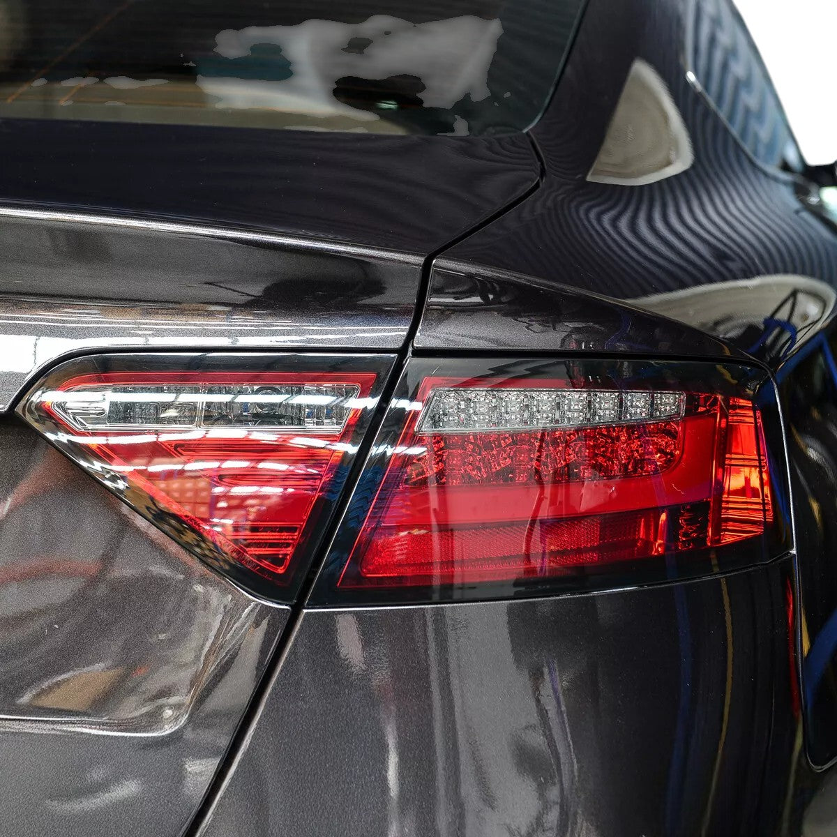 💫ART.3341 Fari Posteriori Audi A5 2-4P 07-09 Led Red/Smoked Cardna💫