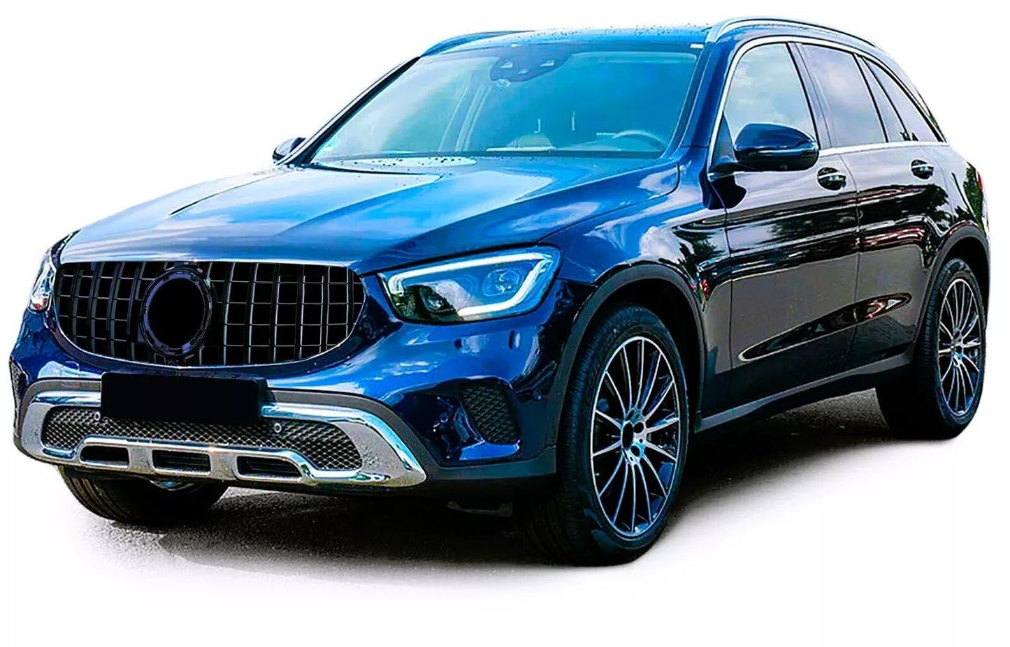 ✨Glossy Black GTR Grille FITS FOR Mercedes GLC Class W253 19-22✨