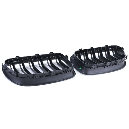 Matte Performance Double Bar Sport Radiator Grille for BMW F10 F11 10-17-