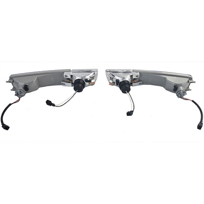 Set fendinebbia in vetro trasparente con frecce compatibile per VW Golf 3 91-98