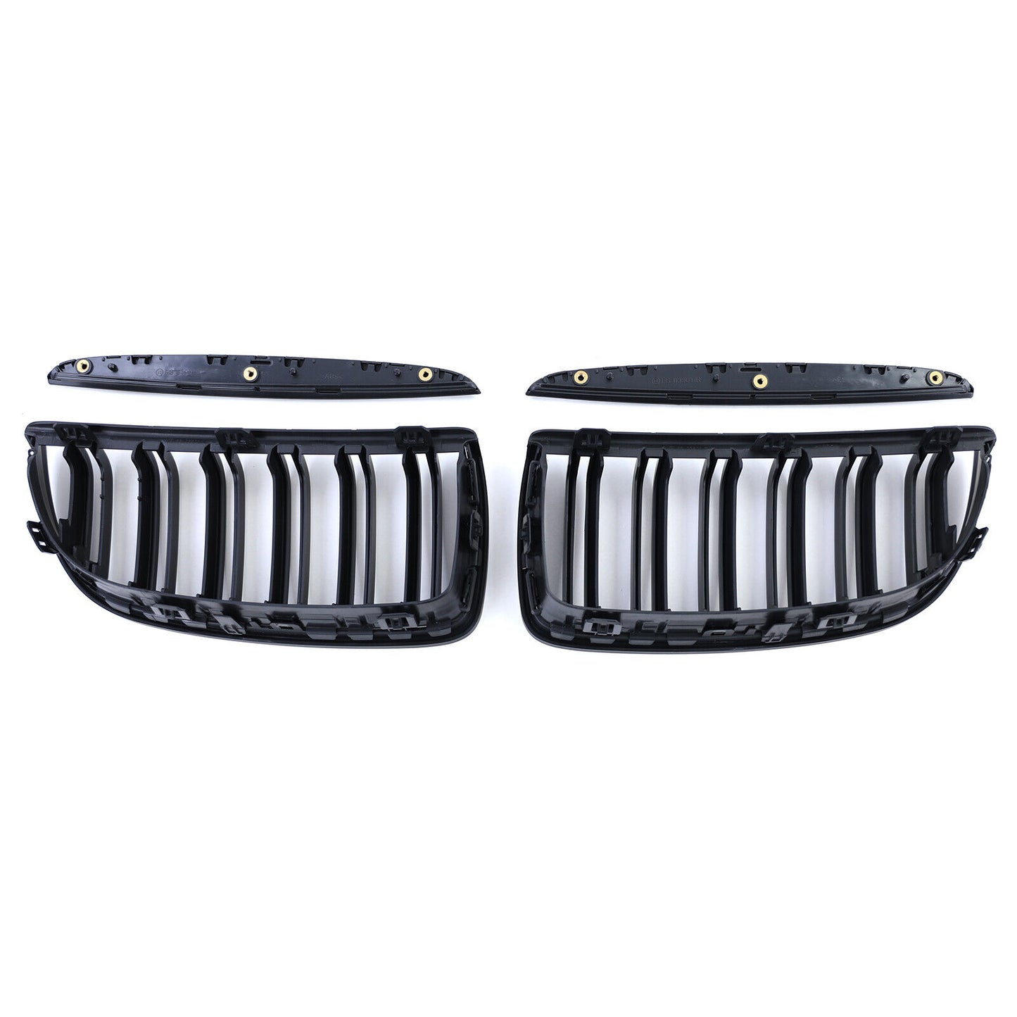 Griglia radiatore sportiva doppia barra performance opaca per BMW Serie 3 05-08