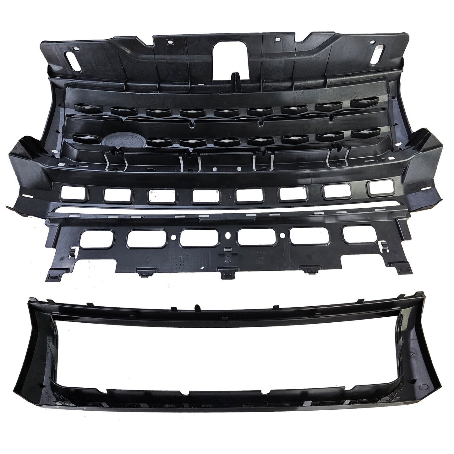 Griglia del radiatore sportiva nera lucida per Land Rover Freelander 2 07-14