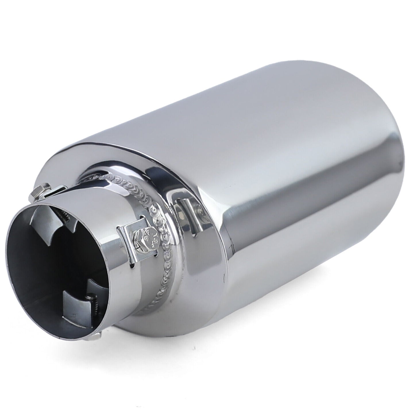 Rivestimento terminale scarico racing in acciaio inox per avvitabile ovale