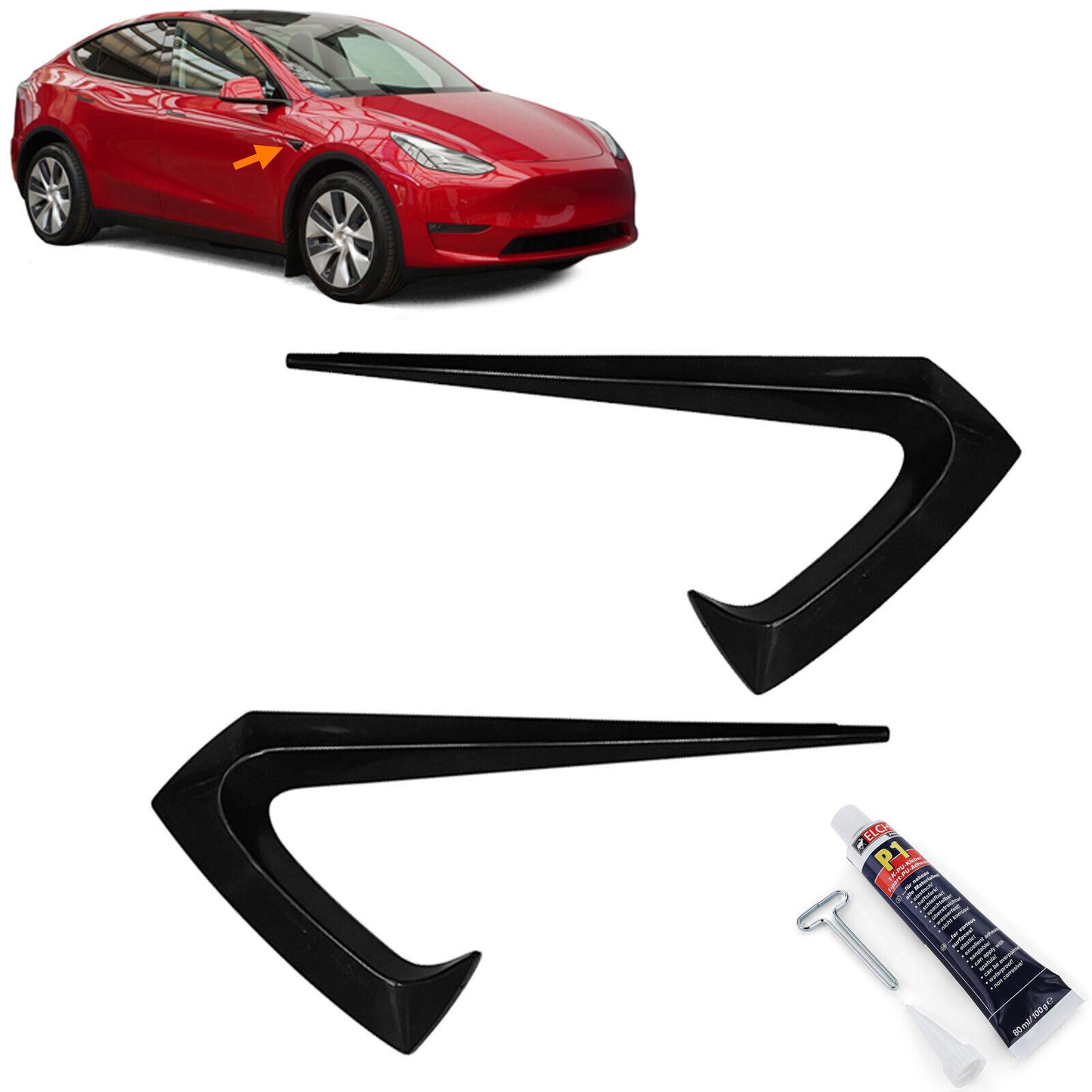 SPLITTER adatto per Tesla Model 3