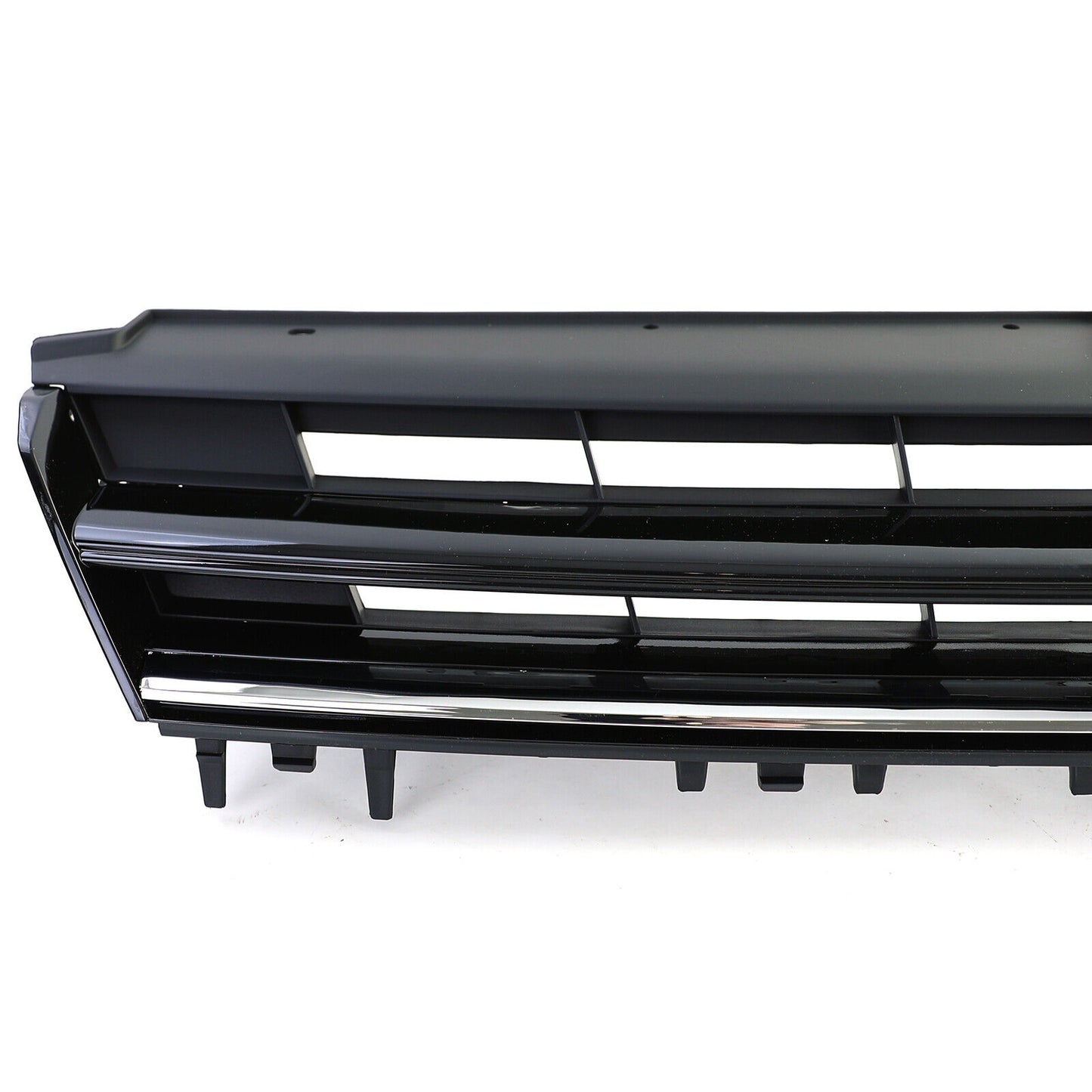 Griglia del radiatore sportiva nera lucida con modanatura cromata per VW Golf 7