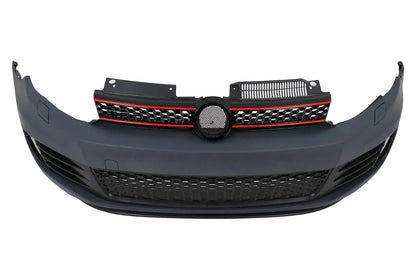 ⭐Paraurti anteriore adatto per VW Golf VI 6 08-13 Griglia Fendinebbia GTI Look⭐