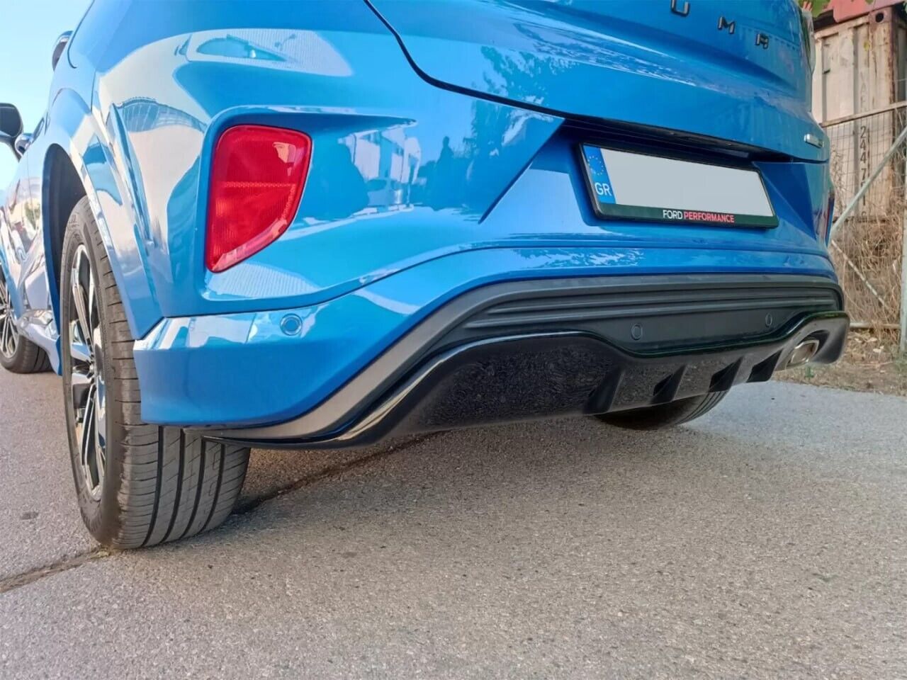 DIFFUSER SUITABLE FOR FORD PUMA ST-LINE 2019+ GLOSSY BLACK LOOK
