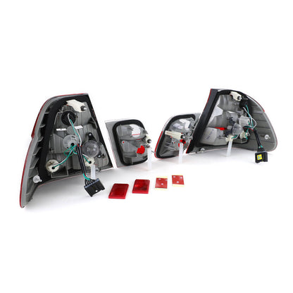 Red Clear Rear Lights Fit For BMW 3 Series E46 Sedan 98-01