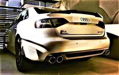😍Glossy black spoiler KIT suitable for Audi A4 B8 PREFACELIFT 2008-12😍