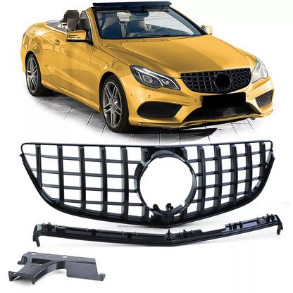💎Glossy Black Sports Grille for Mercedes E Cabrio A207 Coupe C207 13-17💎