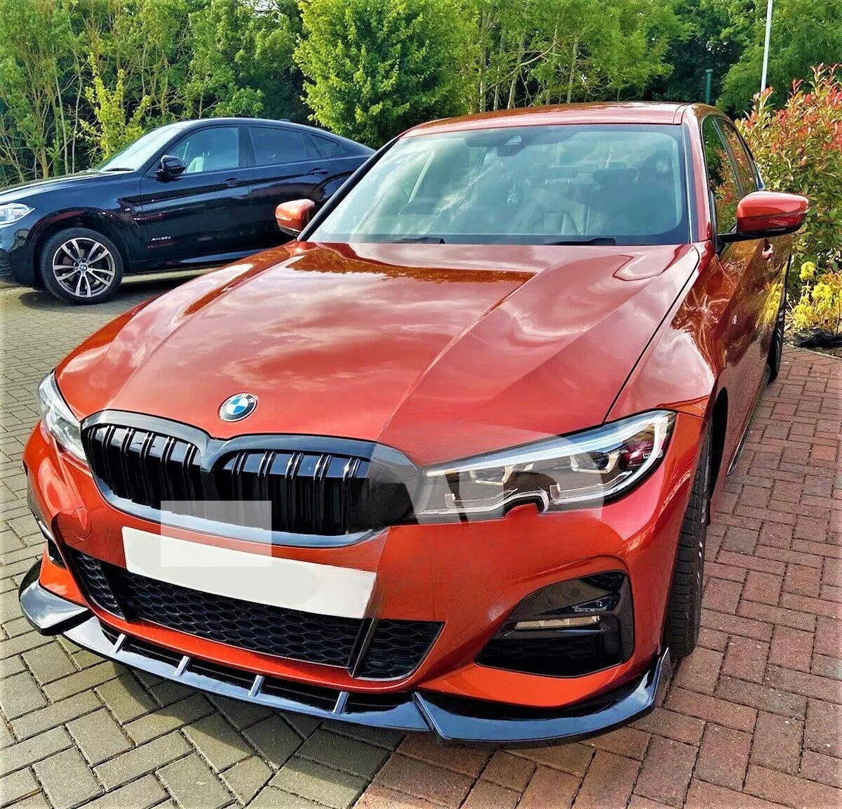 🧡Splitter Nero Lucido Adatto Per BMW Serie 3 G20 G21 M Sport Kit🧡