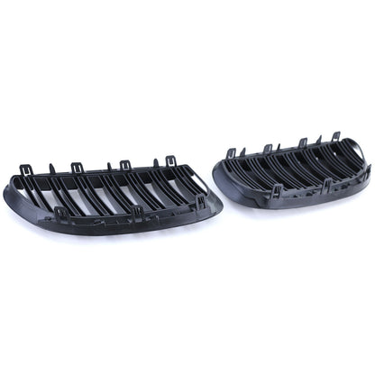 Griglia radiatore sportiva doppia barra lucida adatta per BMW Serie 6 E63 E64