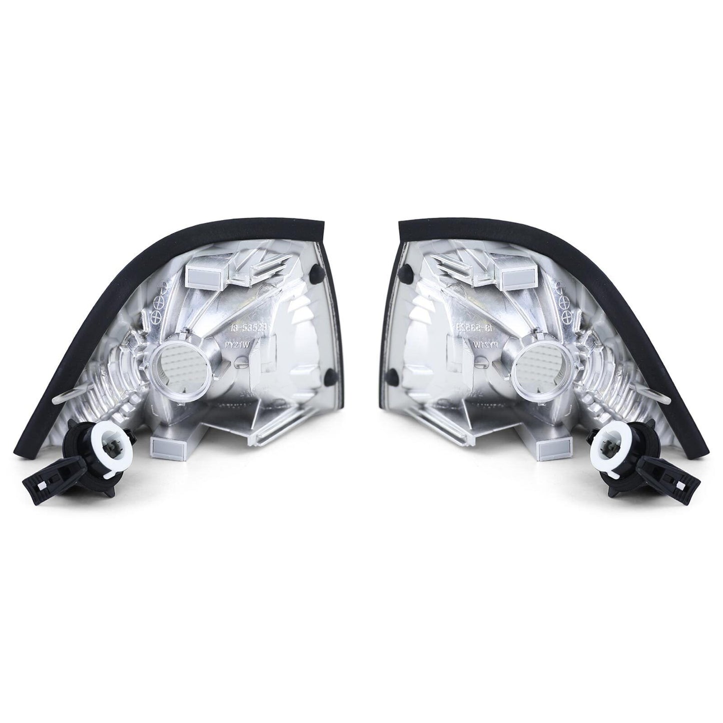 Coppia frecce Nero Fumè aftermarket compatibile con BMW Serie 3 E36 Coupé Cabrio 91-99