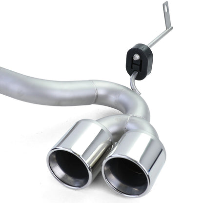 Terminale di scarico Duplex Sport Look Conversion compatibile per BMW F10 F11 520 525 528 530