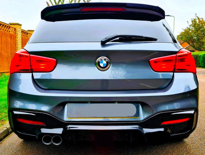 💙LCI Gloss Black Rear Diffuser suitable for BMW 1 Series F20 F21💙