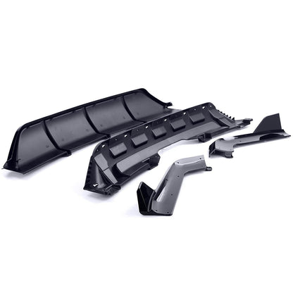Rear Diffuser Performance Look Gloss Black Compatible for BMW X5 F15 13-18 