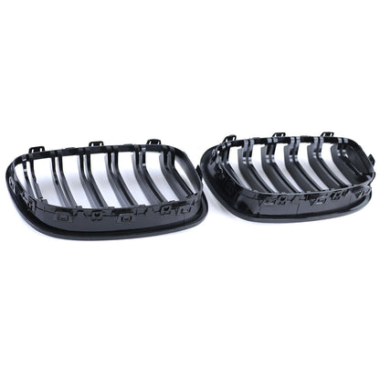 Griglia radiatore sportiva doppia barra performance lucida per BMW Serie 1 F20