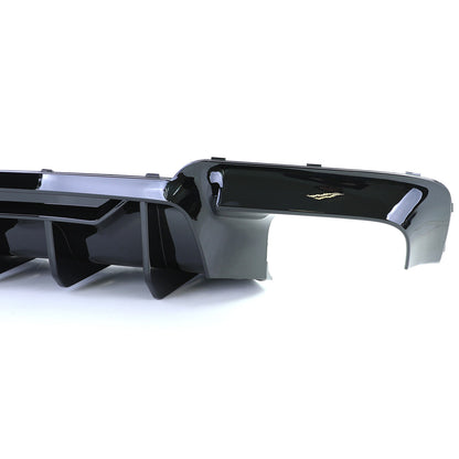 Diffusore posteriore duplex lucido ad alte prestazioni adatto per BMW Serie 5 F10 F11 550i M550d
