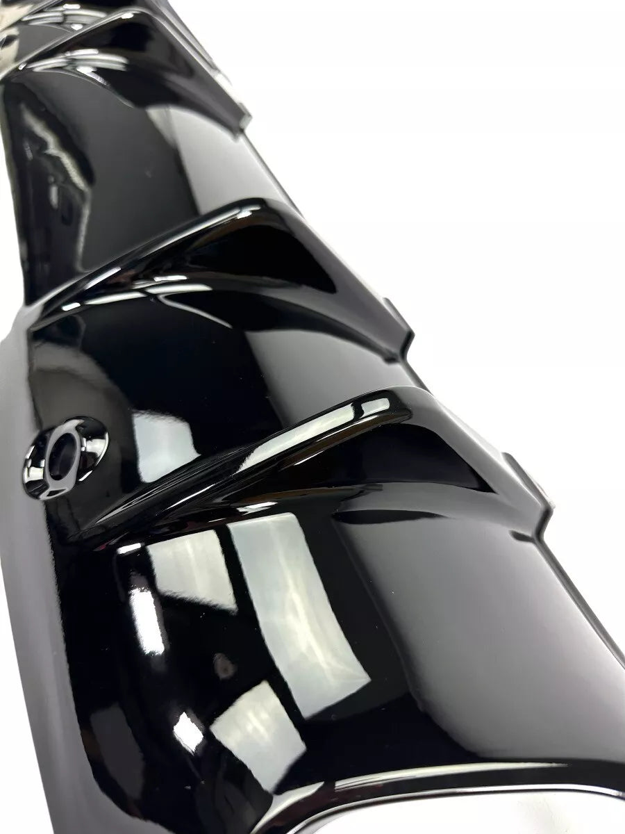 🤩Diffusore spoiler posteriore + terminali di scarico (CROMO) in C43 AMG LOOK🤩