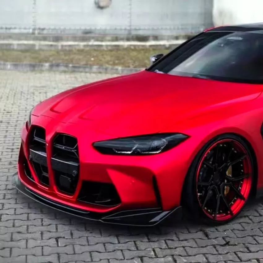 ✨Glossy Black Splitter KIT Fit For BMW M3 M4 G80 G82 G83 2020+✨