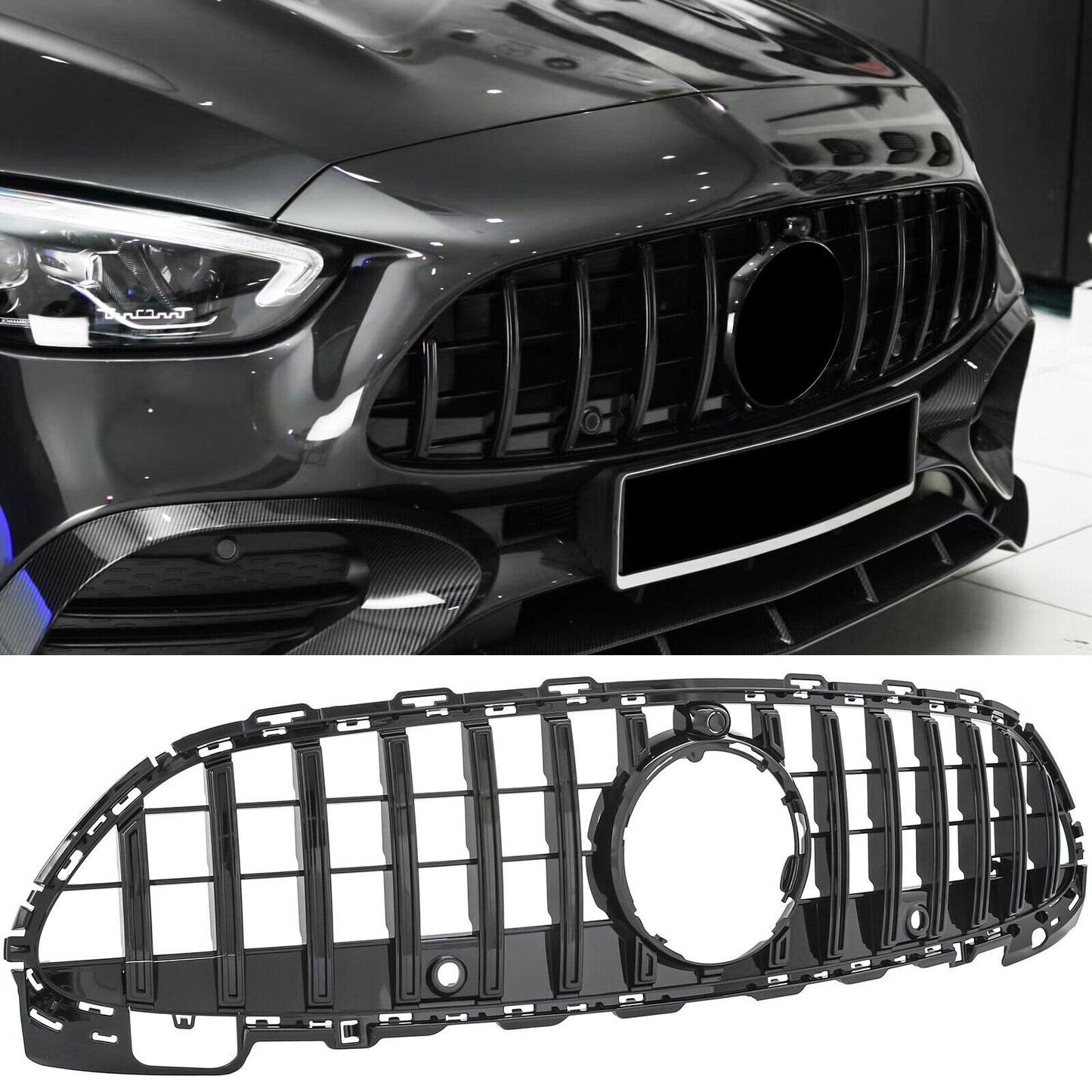 GRIGLIA adatto per Mercedes Classe C W206 S206 nero dal 2021-