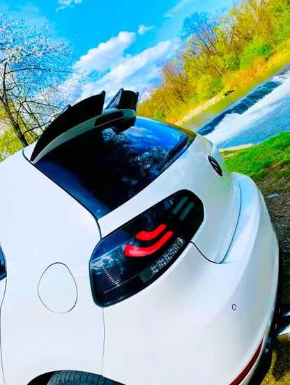😎Glossy Black Spoiler Kit Suitable For AK VW Golf MK6 GTD GTI R20 R😎 