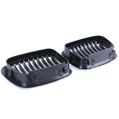 Griglia del radiatore lucida ad alte prestazioni aftermarket compatibile con BMW Serie 3 E46 Limousine Touring 98-01