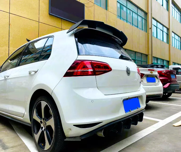 💙KIT Gloss Black Spoiler suitable for VW Golf R GTD GTI💙