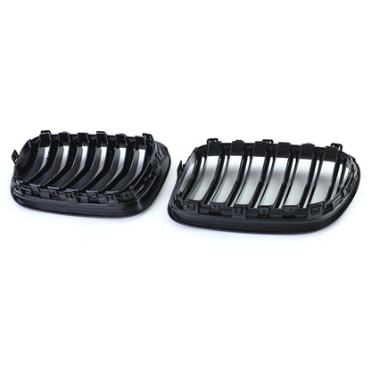 Griglia del radiatore sportiva doppia barra lucida per prestazioni compatibile per BMW X3 F25 10-14
