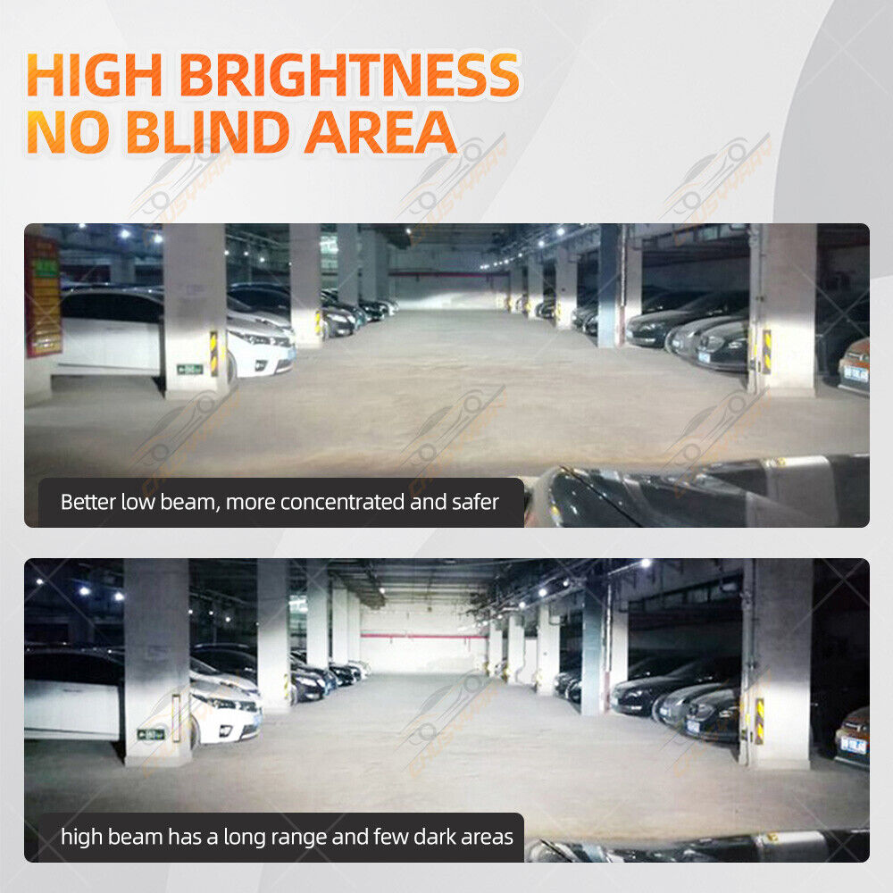 4x For Nissan Frontier 2005-2018 LED High/Low Beam Headlight + Bulbs 