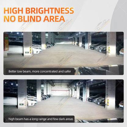 4x For Nissan Frontier 2005-2018 LED High/Low Beam Headlight + Bulbs 