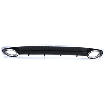 Rear Diffuser with Exhaust Tips for Audi A4 B8 Facelift 11-15 