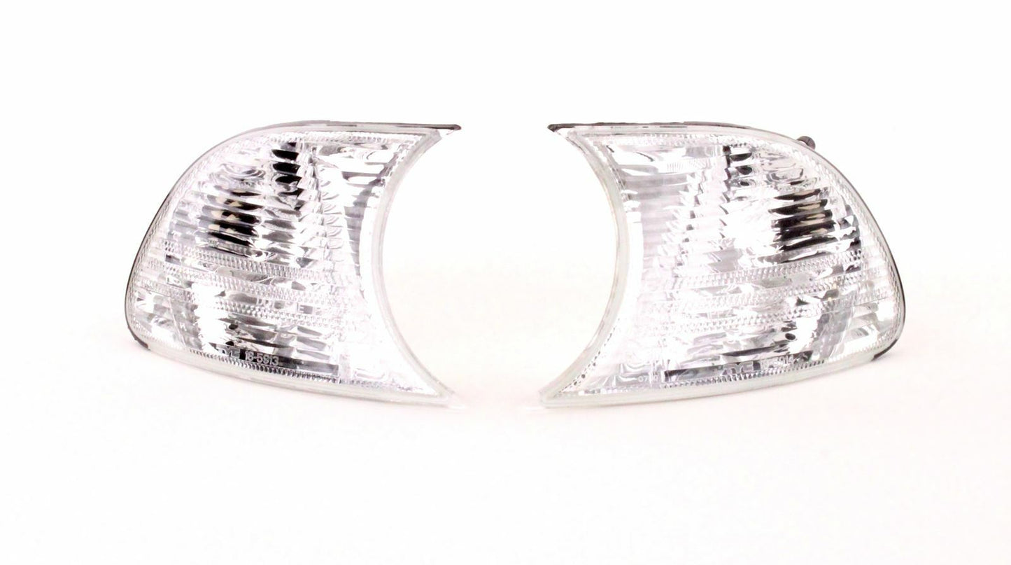 Pair of aftermarket suitable indicators compatible with BMW 3 Series Coupe Cabrio E46 01-03 