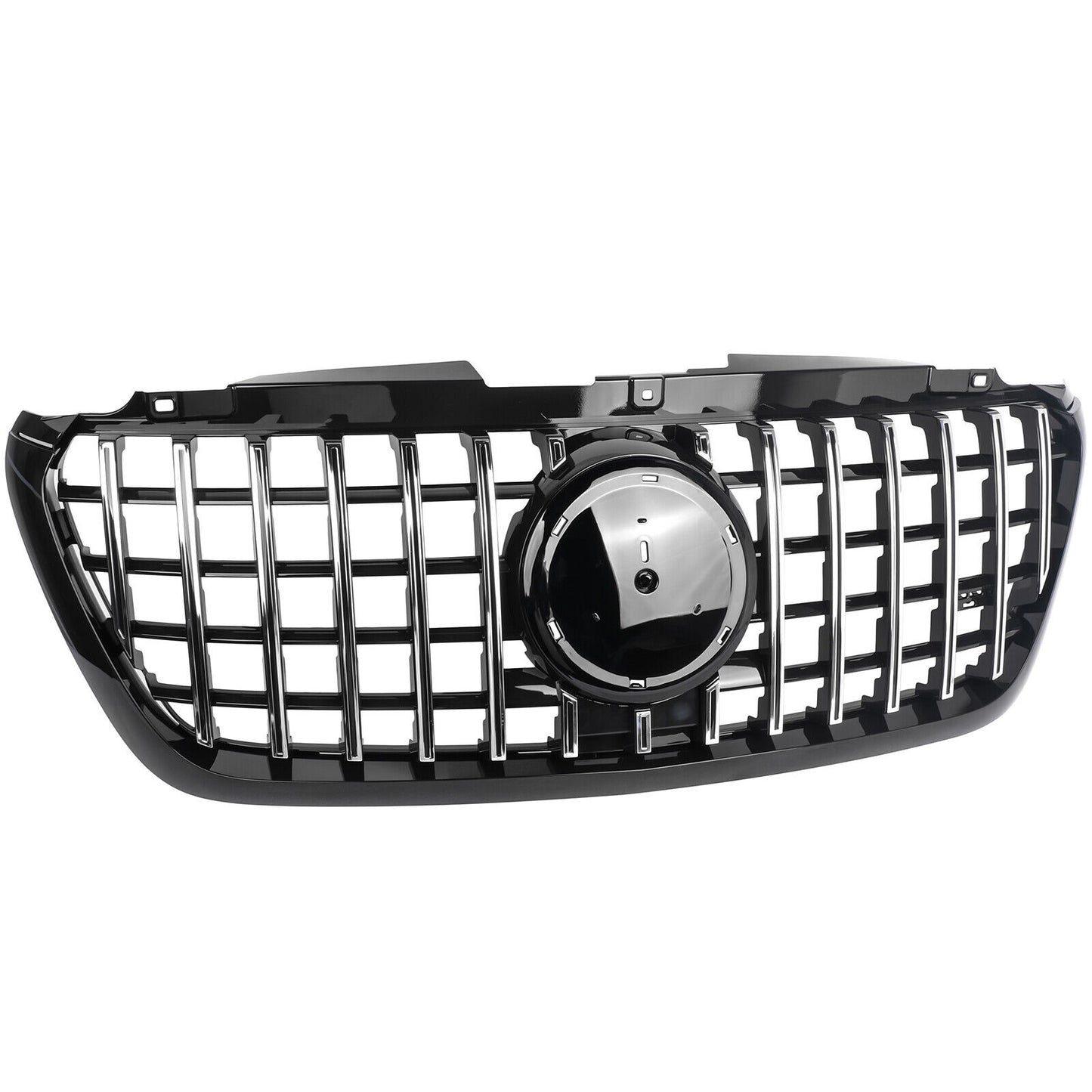 Front bumper suitable for Mercedes Sprinter W907 910 black chrome 